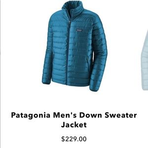 Patagonia Men’s Down Sweater Jacket
